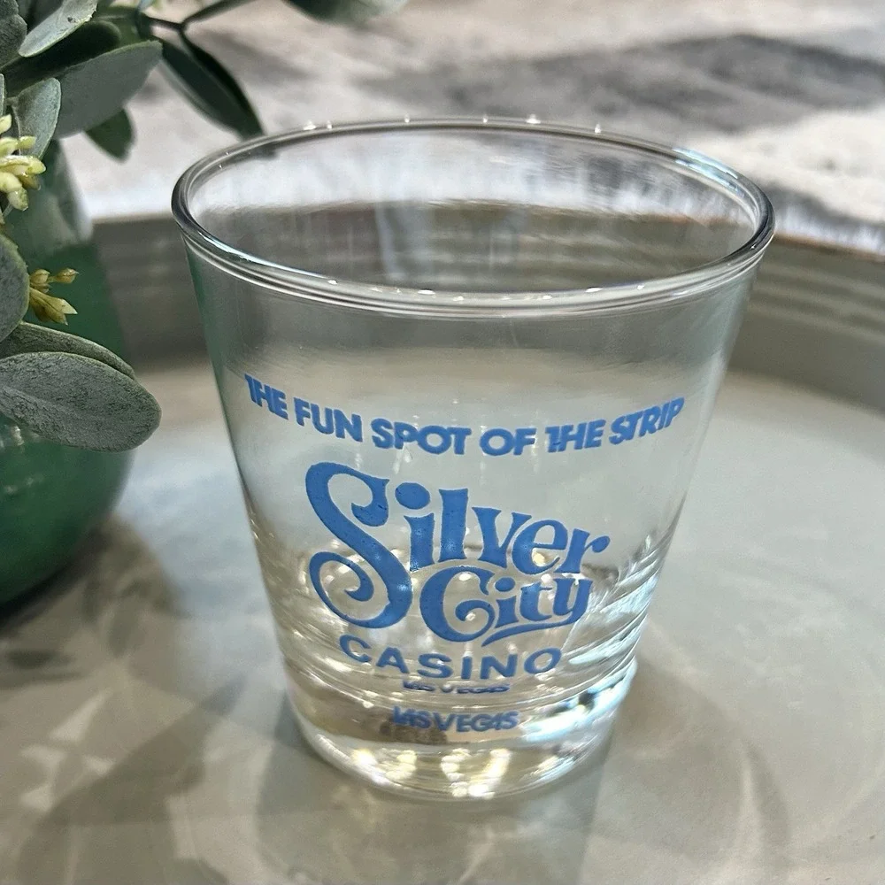 Vintage Silver City Casino Glass Las Vegas 